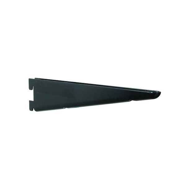 Knape & Vogt Knape & Vogt 182 Black Steel Double Slot Bracket 16 Ga. 9 in. L 450 lb 182 BLK 9 - main